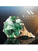 Emerald Original Vintage 14K Rose Gold Ring Vintage craft vrc073r